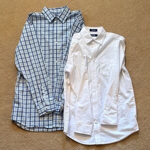 Two Izod boy’s button ups